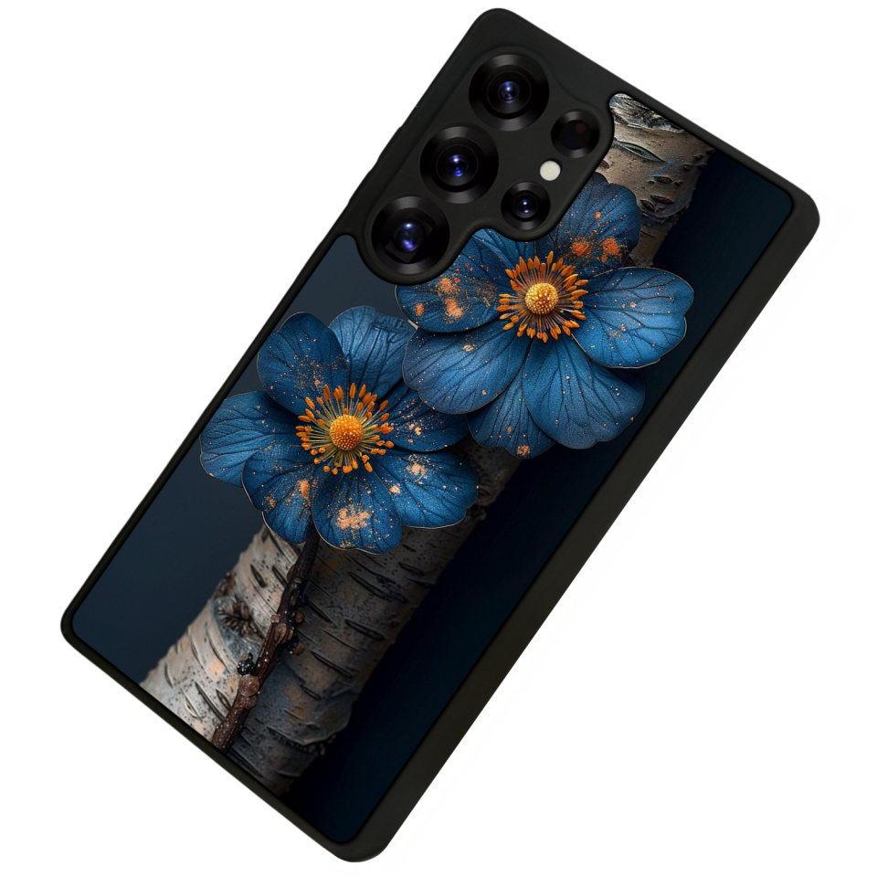 Samsung Galaxy S25 Ultra Uyumlu Cicek Tasarımlı Glossy Premium Kılıf