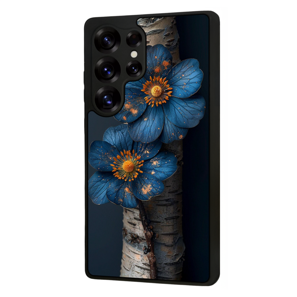 Samsung Galaxy S25 Ultra Uyumlu Cicek Tasarımlı Glossy Premium Kılıf