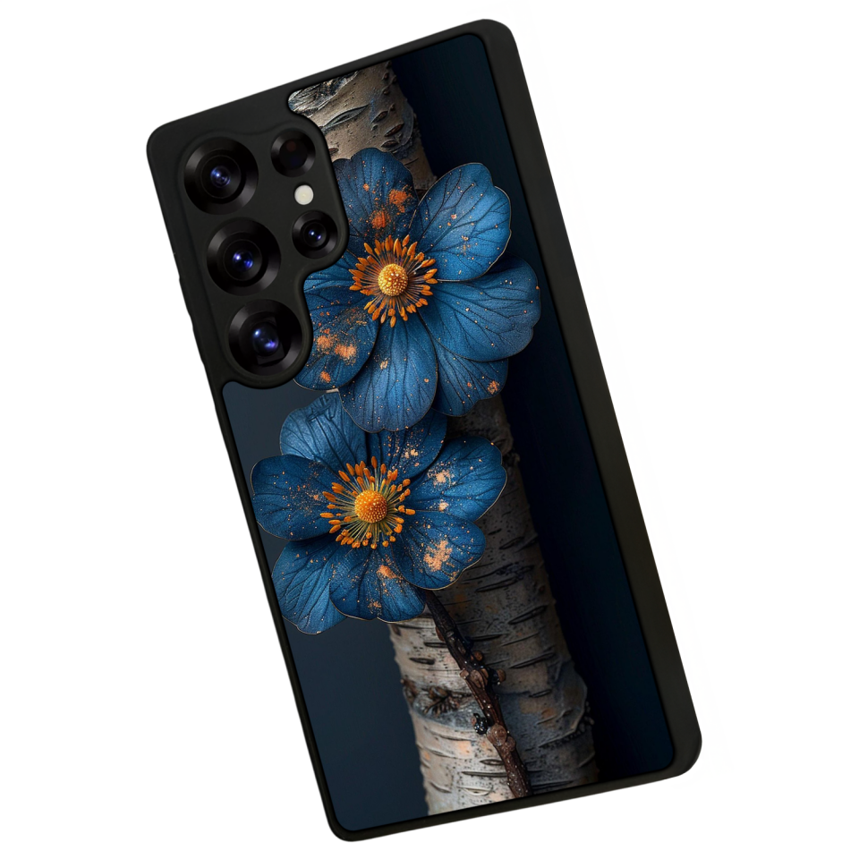Samsung Galaxy S25 Ultra Uyumlu Cicek Tasarımlı Glossy Premium Kılıf