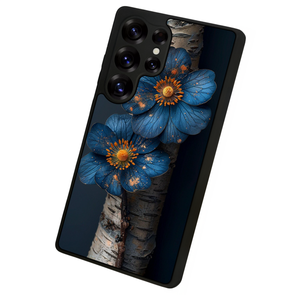 Samsung Galaxy S25 Ultra Uyumlu Cicek Tasarımlı Glossy Premium Kılıf