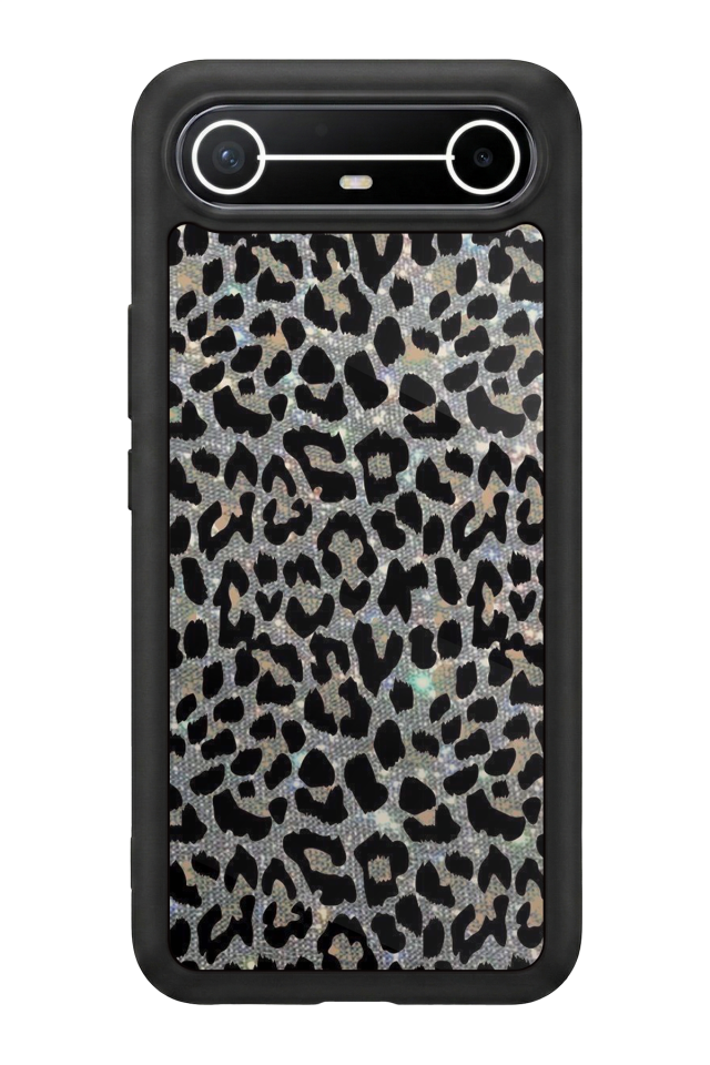 Tecno Spark Slim 5G Uyumlu Hologram Leopar Tasarımlı Glossy Premium Kılıf