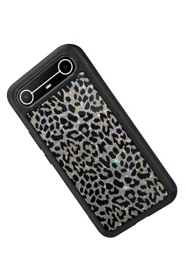 Tecno Spark Slim 5G Uyumlu Hologram Leopar Tasarımlı Glossy Premium Kılıf