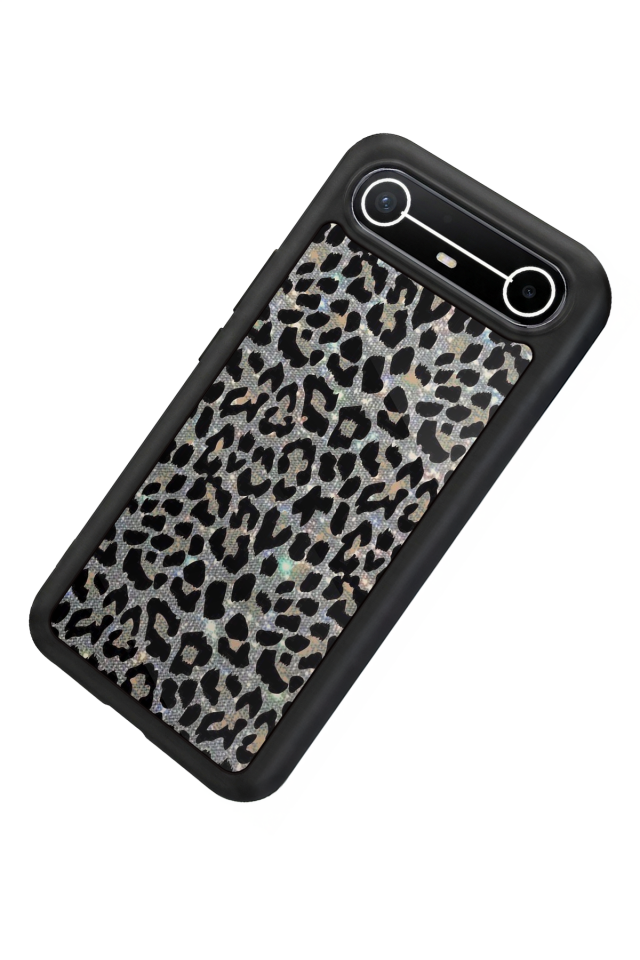 Tecno Spark Slim 5G Uyumlu Hologram Leopar Tasarımlı Glossy Premium Kılıf