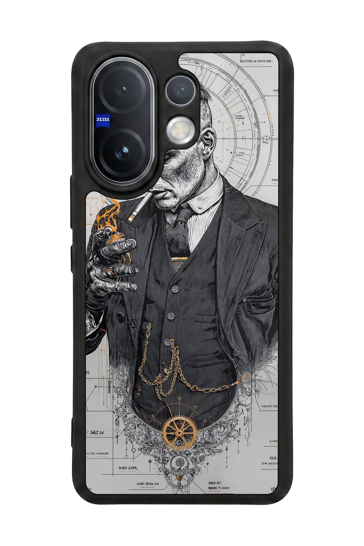 Vivo V60 Uyumlu Peaky Blinders Tasarımlı Glossy Premium Kılıf