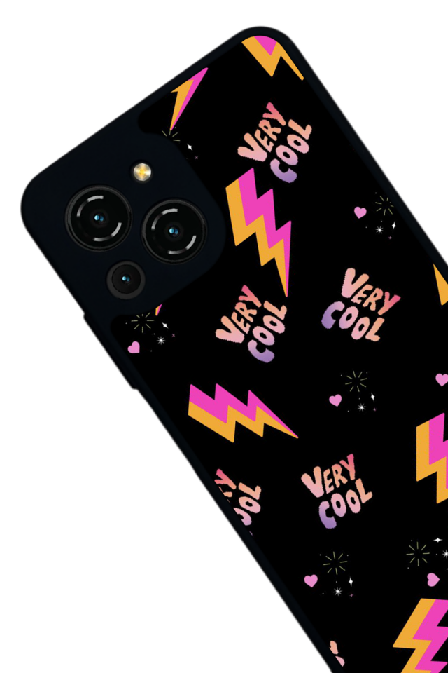 Reeder S23 Pro Max Uyumlu Simsek Tasarımlı Glossy Premium Kılıf