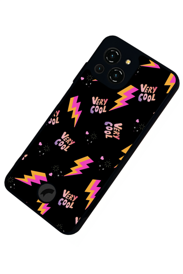 Reeder S23 Pro Max Uyumlu Simsek Tasarımlı Glossy Premium Kılıf