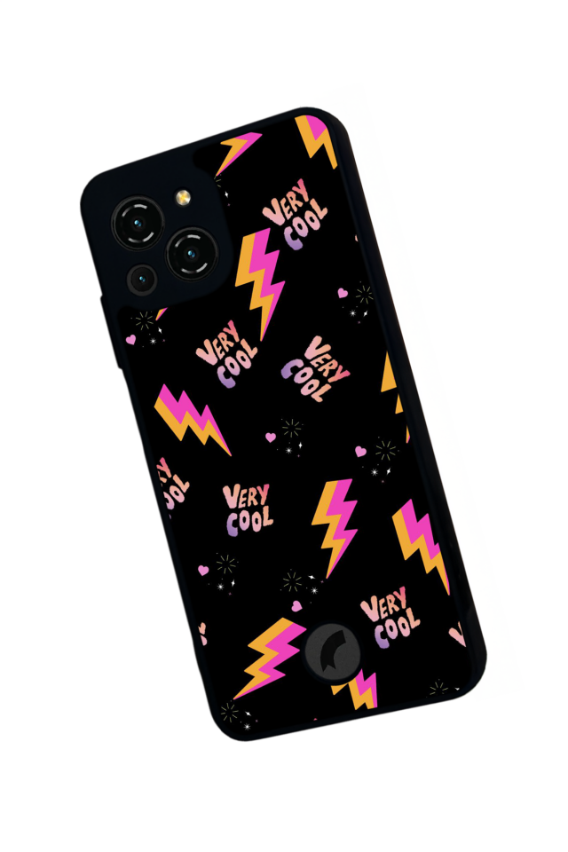 Reeder S23 Pro Max Uyumlu Simsek Tasarımlı Glossy Premium Kılıf