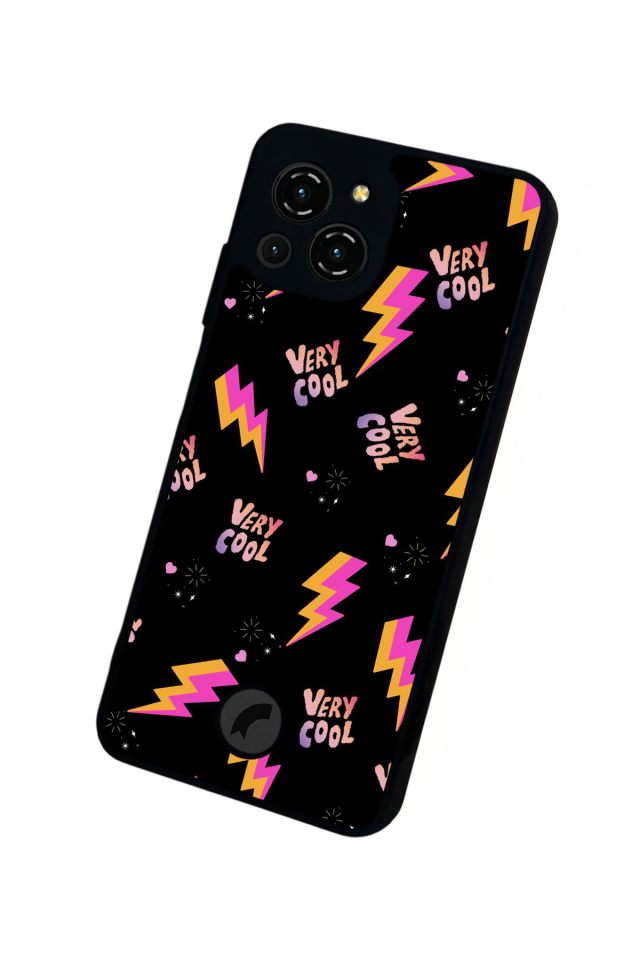 Reeder S23 Pro Max Uyumlu Simsek Tasarımlı Glossy Premium Kılıf