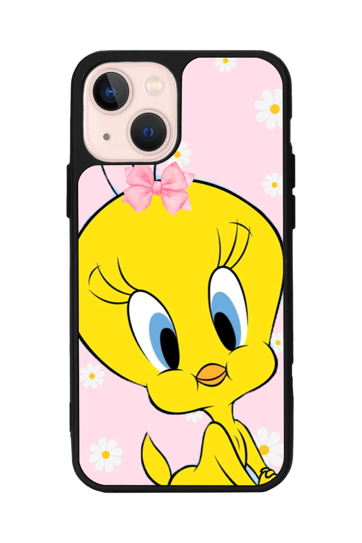 iPhone 13/14 Uyumlu Tweety Tasarımlı Glossy Premium Kılıf