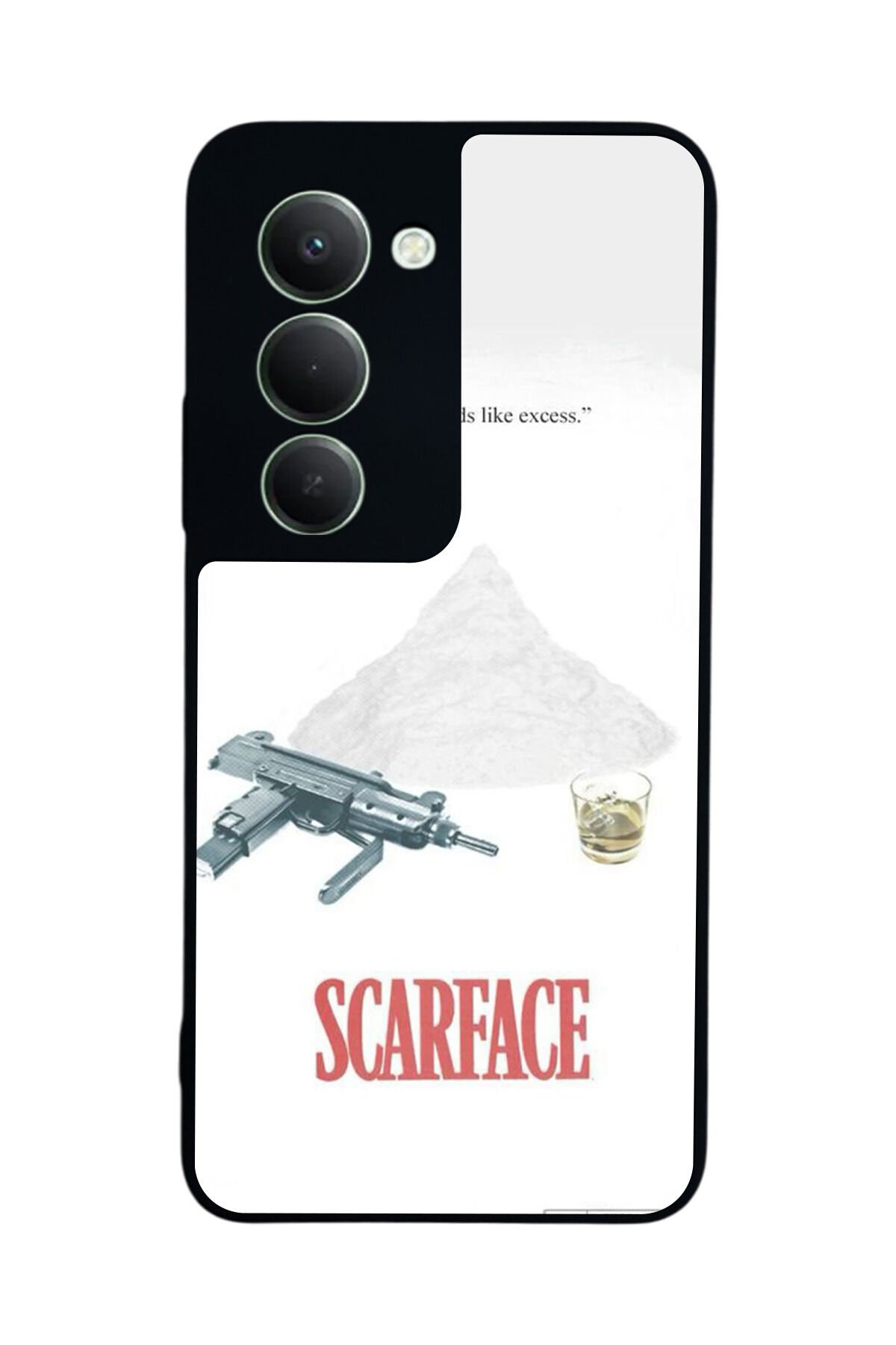 Xiaomi Redmi 15 5G Uyumlu Scarface Tasarımlı Glossy Premium Kılıf