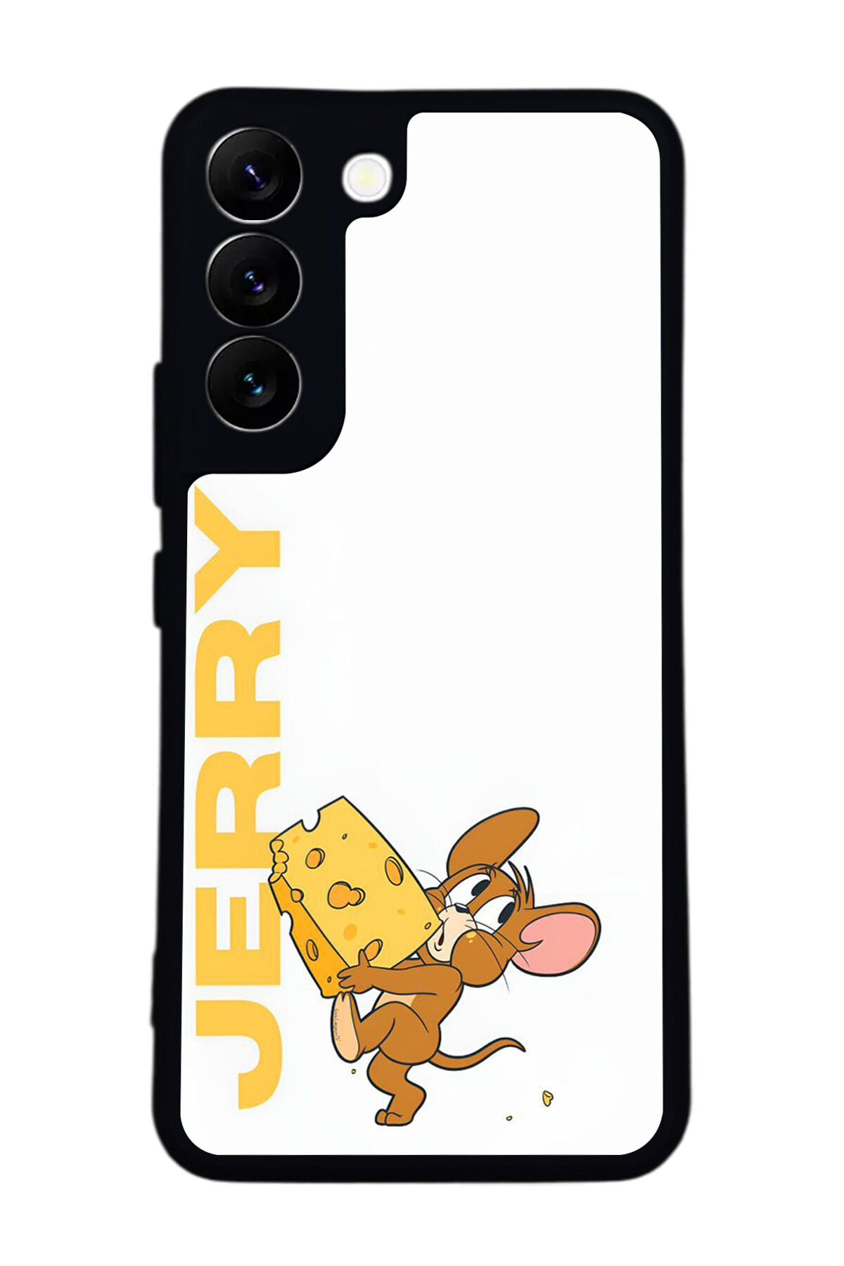 Samsung Galaxy S22 Uyumlu Tom And Jerry Tasarımlı Glossy Premium Kılıf