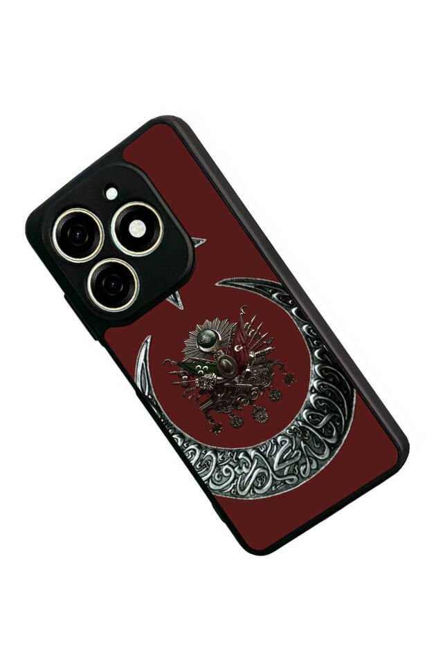 Infınıx Smart 8 Pro Uyumlu Osmanli Tugrasi Tasarımlı Glossy Premium Kılıf