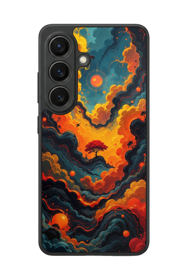 Samsung Galaxy S26 Uyumlu Abstract Tasarımlı Glossy Premium Kılıf