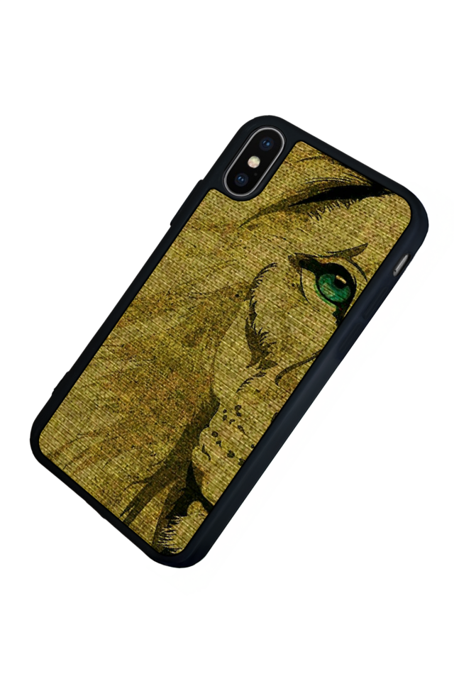 iPhone XS Max Uyumlu Aslan Tasarımlı Glossy Premium Kılıf