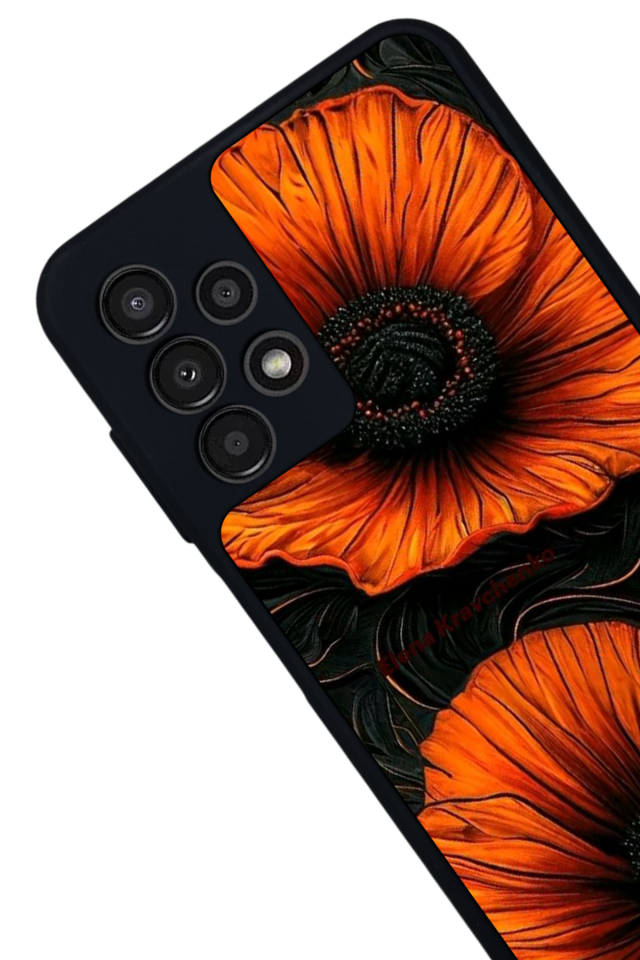Samsung Galaxy A23 Uyumlu Botanik Tasarımlı Glossy Premium Kılıf