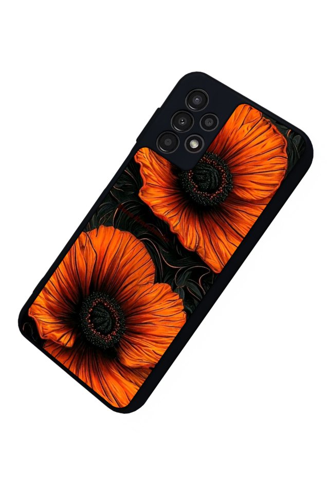 Samsung Galaxy A23 Uyumlu Botanik Tasarımlı Glossy Premium Kılıf