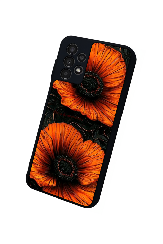 Samsung Galaxy A23 Uyumlu Botanik Tasarımlı Glossy Premium Kılıf