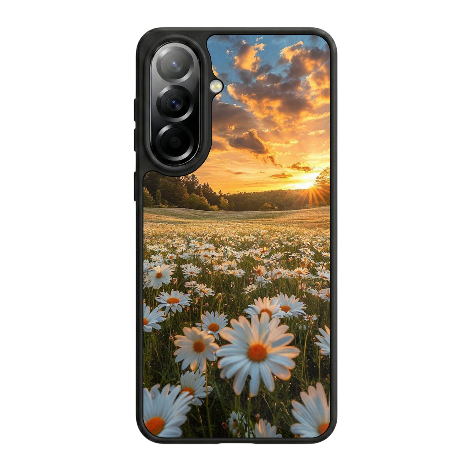Samsung Galaxy A57 Uyumlu Cicek Tasarımlı Glossy Premium Kılıf