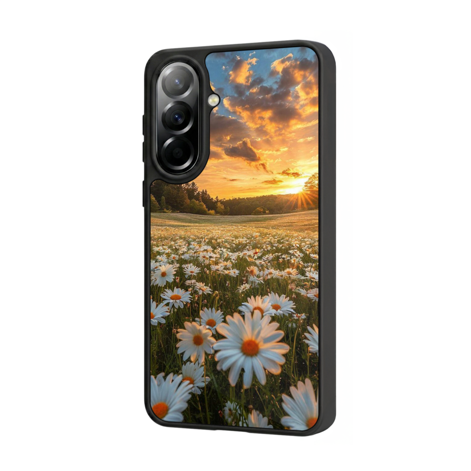 Samsung Galaxy A57 Uyumlu Cicek Tasarımlı Glossy Premium Kılıf