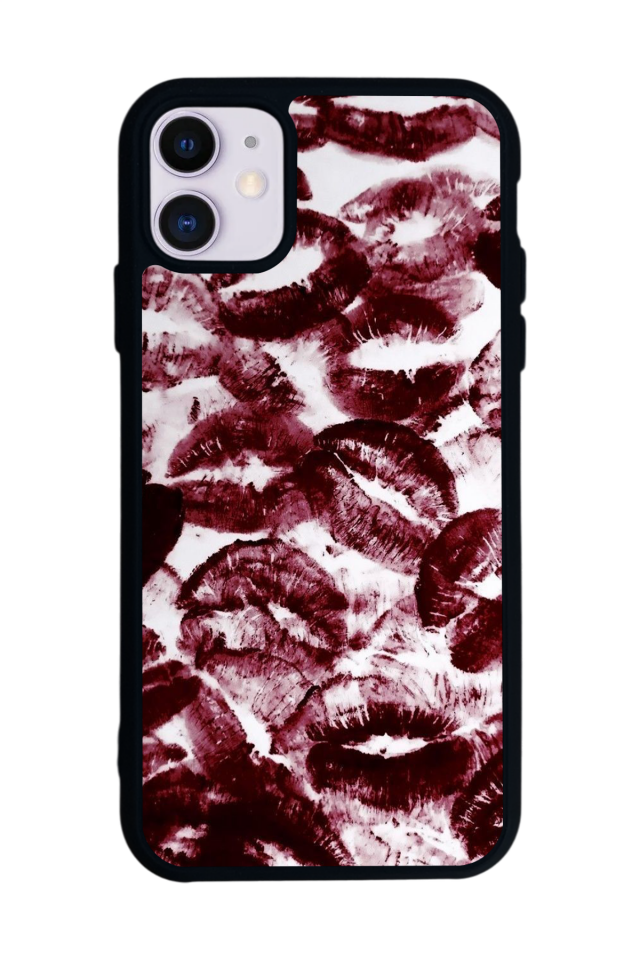 iPhone 11 Uyumlu Dudak Tasarımlı Glossy Premium Kılıf