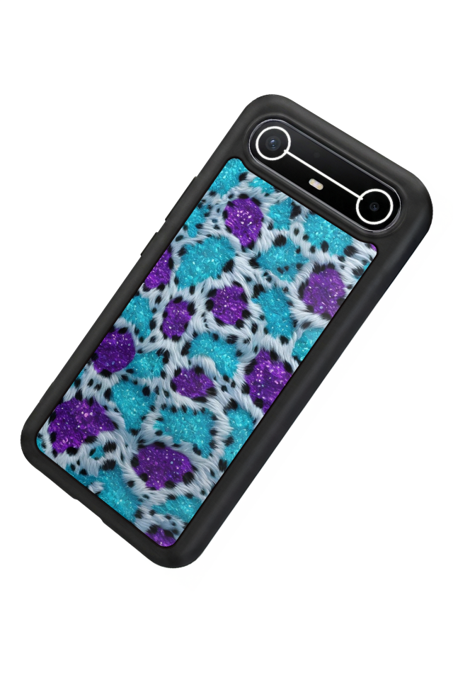 Tecno Spark Slim 5G Uyumlu Hologram Leopar Tasarımlı Glossy Premium Kılıf