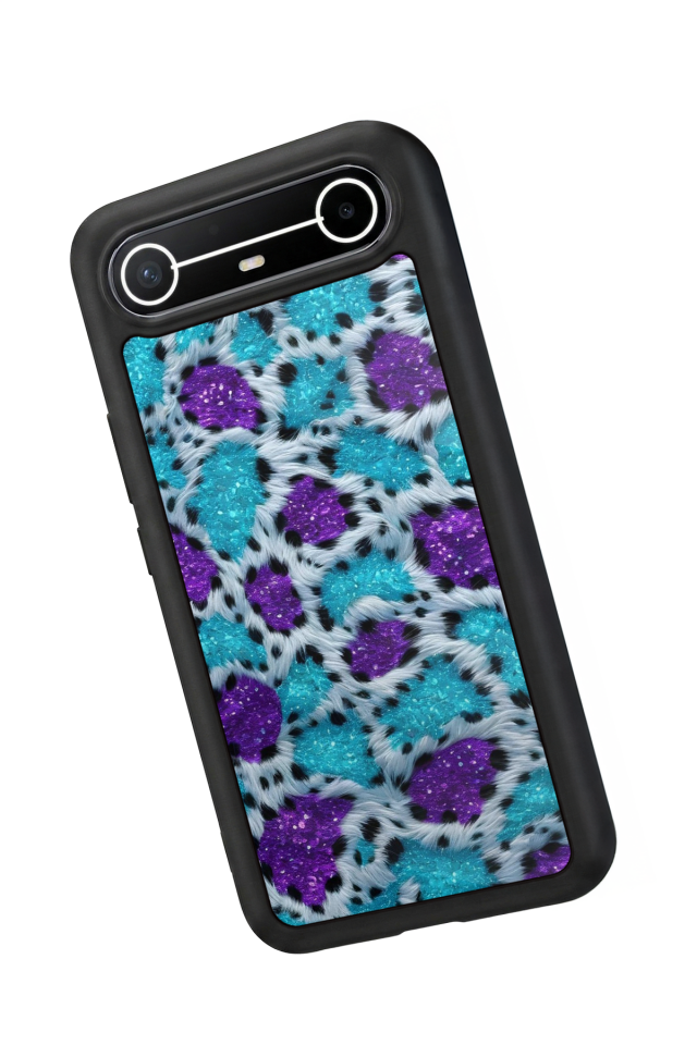Tecno Spark Slim 5G Uyumlu Hologram Leopar Tasarımlı Glossy Premium Kılıf
