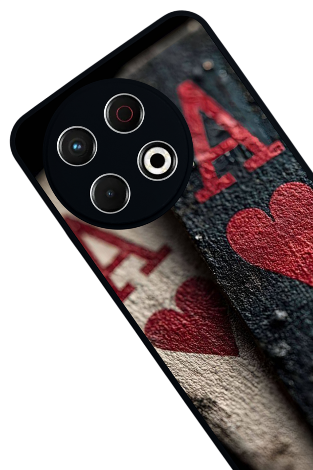 Tecno Spark 30 Pro Uyumlu Kart Tasarımlı Glossy Premium Kılıf