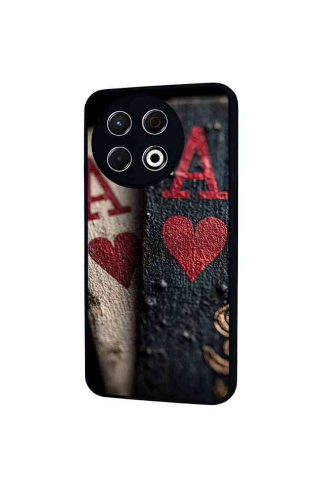 Tecno Spark 30 Pro Uyumlu Kart Tasarımlı Glossy Premium Kılıf