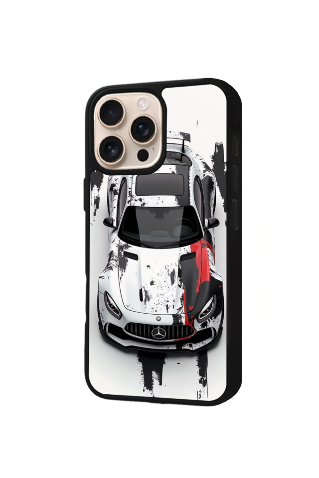 iPhone 14 Pro Uyumlu Mercedes Tasarımlı Glossy Premium Kılıf