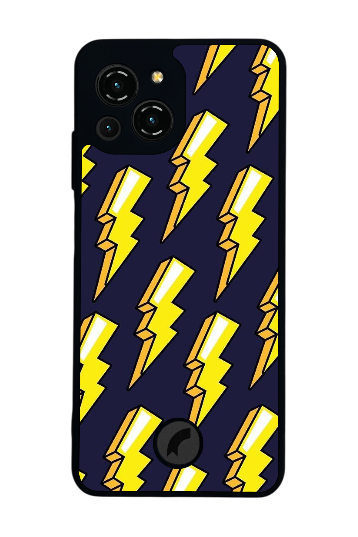 Reeder S23 Pro Max Uyumlu Simsek Tasarımlı Glossy Premium Kılıf