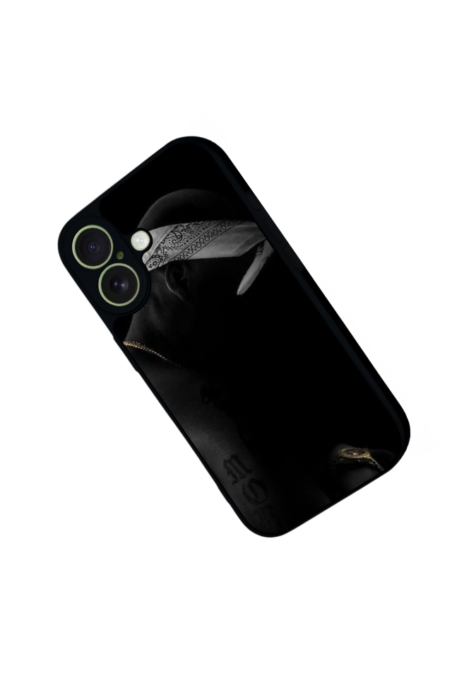 iPhone 17 Uyumlu Tupac Tasarımlı Glossy Premium Kılıf