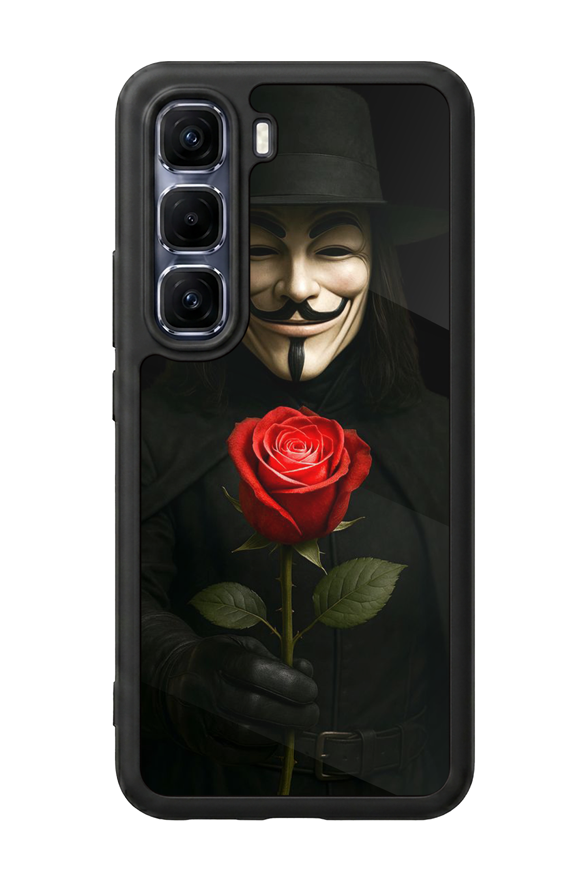 Infinix Hot 60 Pro Plus Uyumlu Vendetta Tasarımlı Glossy Premium Kılıf