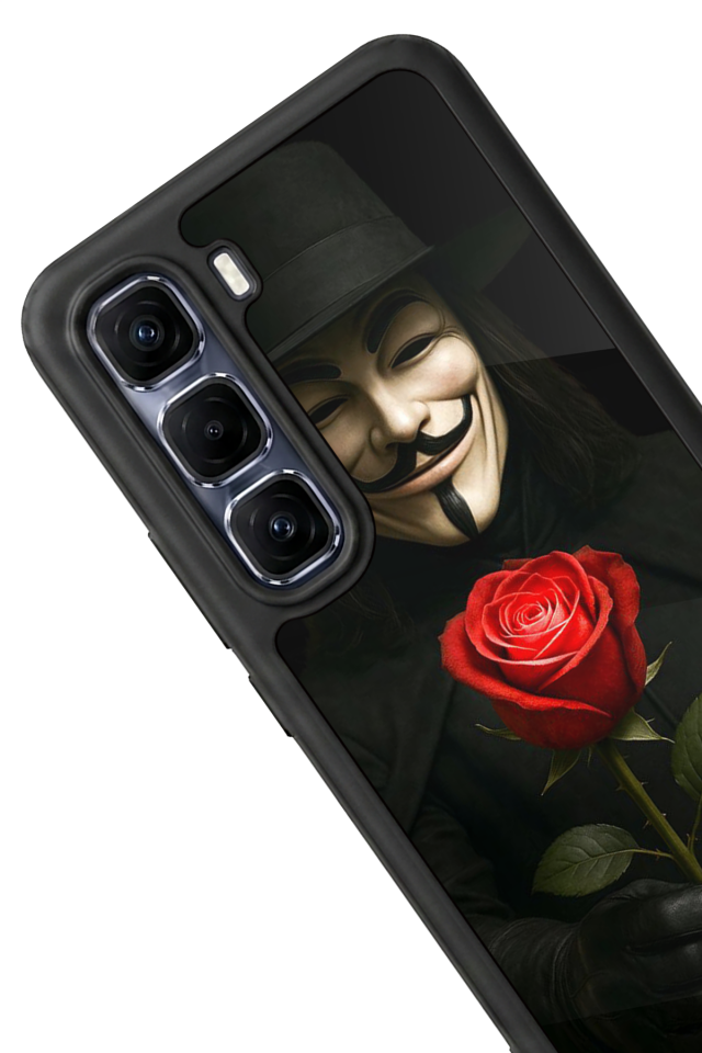 Infinix Hot 60 Pro Plus Uyumlu Vendetta Tasarımlı Glossy Premium Kılıf