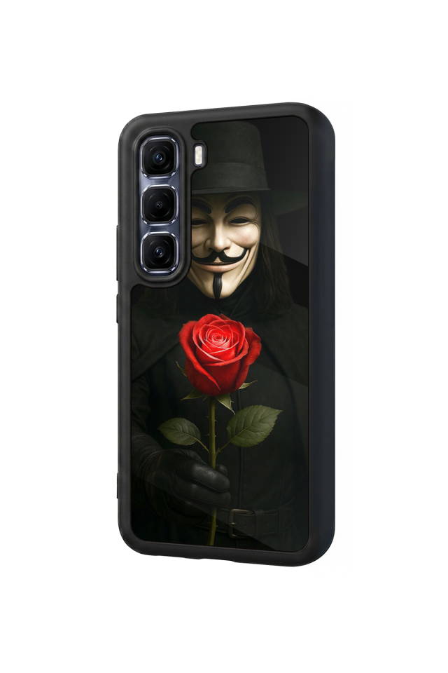 Infinix Hot 60 Pro Plus Uyumlu Vendetta Tasarımlı Glossy Premium Kılıf