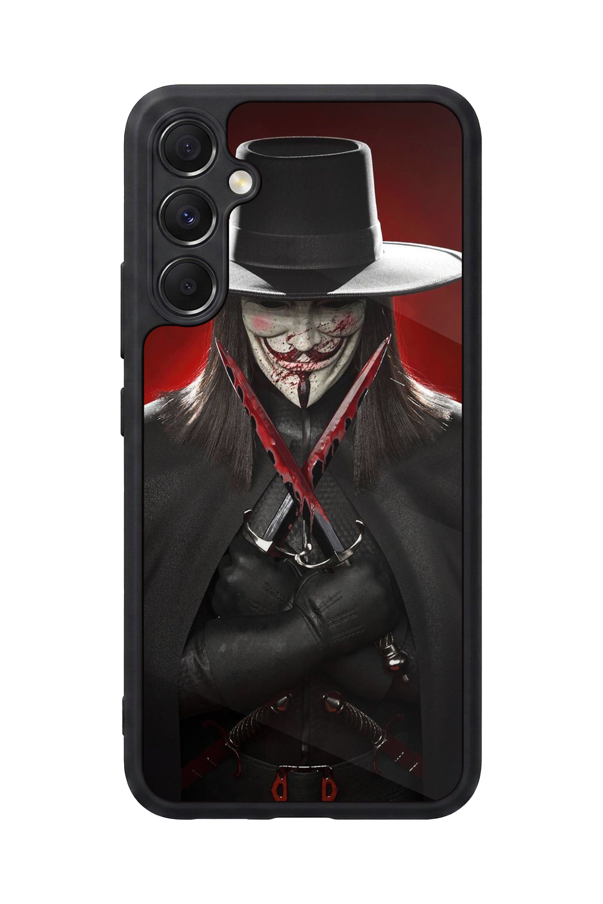 Samsung Galaxy A34 Uyumlu Vendetta Tasarımlı Glossy Premium Kılıf