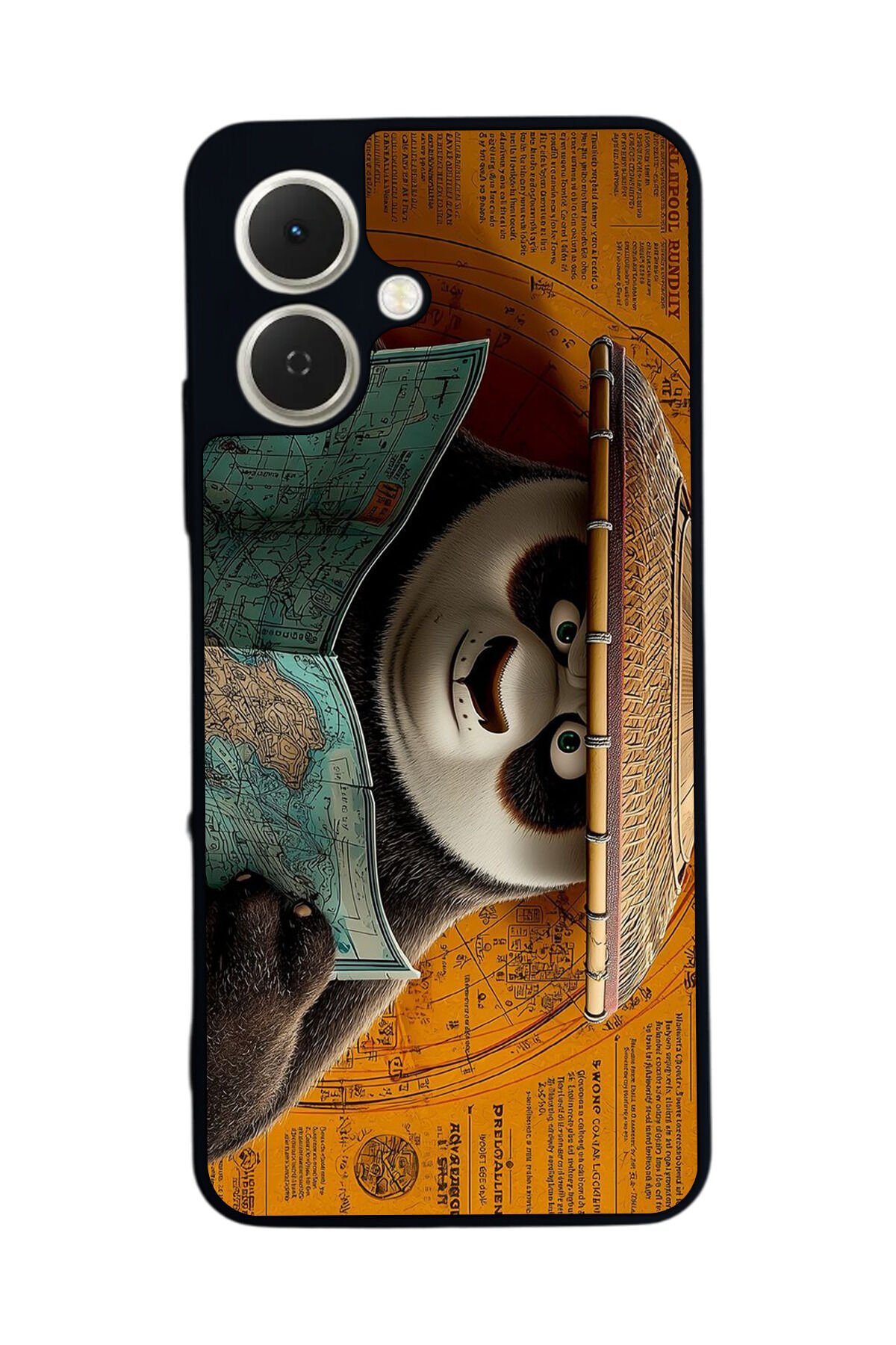 Tecno Spark GO 2 Uyumlu Kung Fu Panda Tasarımlı Glossy Premium Kılıf