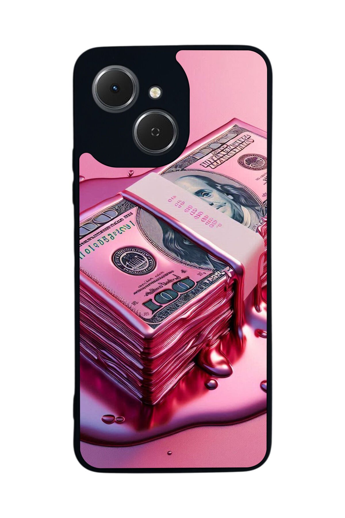 Tecno Spark 40C Uyumlu Money Para Tasarımlı Glossy Premium Kılıf