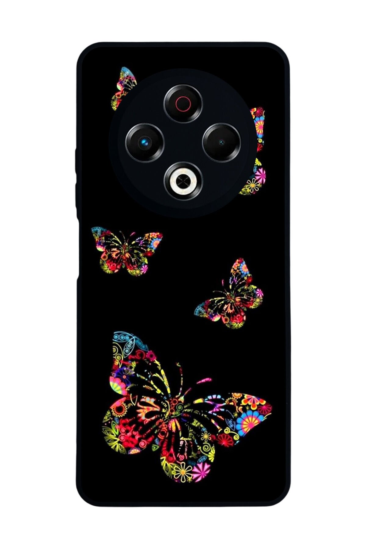 Tecno Spark 30 Uyumlu Kelebek Tasarımlı Glossy Premium Kılıf