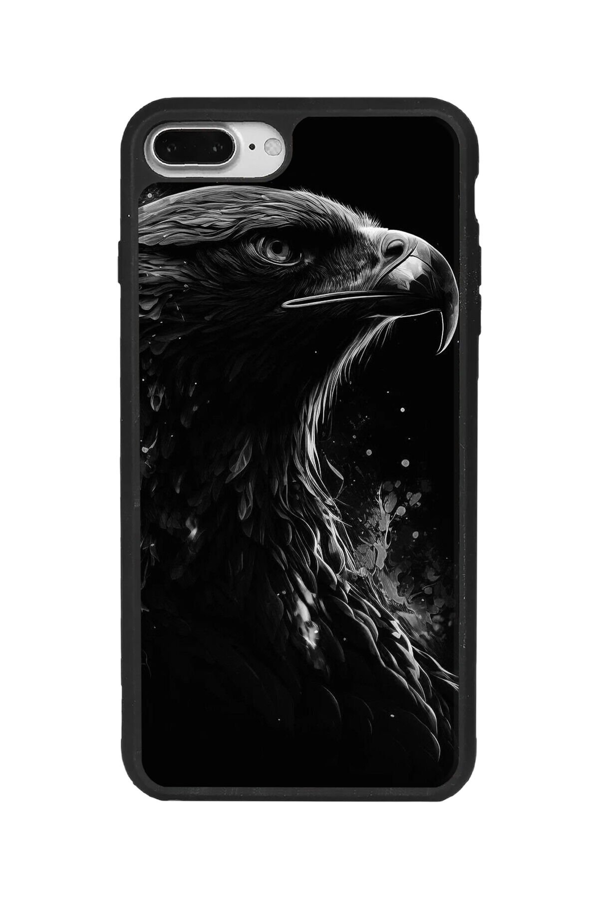 Apple iPhone 7 Plus Siyah Silikon Kılıf Çiziklere ve Darbelere Karşı Koruma