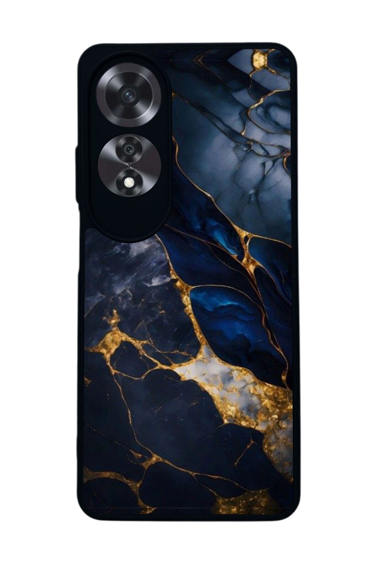 Oppo A60 Mat Siyah uyumlu Kılıf – Yumuşak Silikon, Koruyucu, Şok Emici Kapak