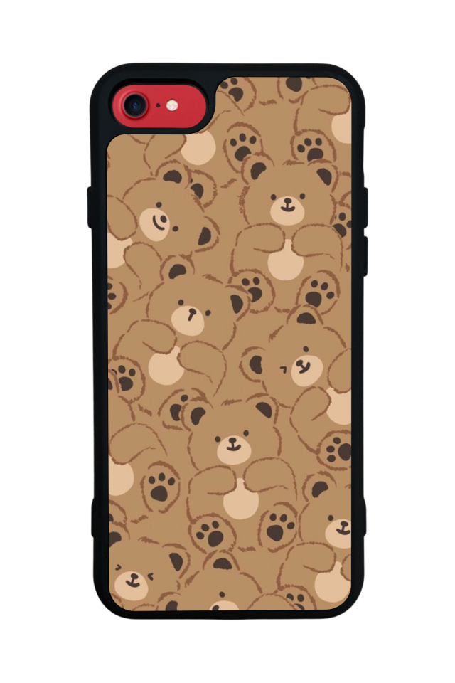 iPhone 7 Uyumlu Ayı Tasarımlı Glossy Premium Kılıf