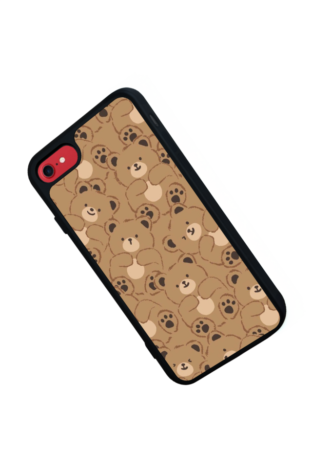 iPhone 7 Uyumlu Ayı Tasarımlı Glossy Premium Kılıf