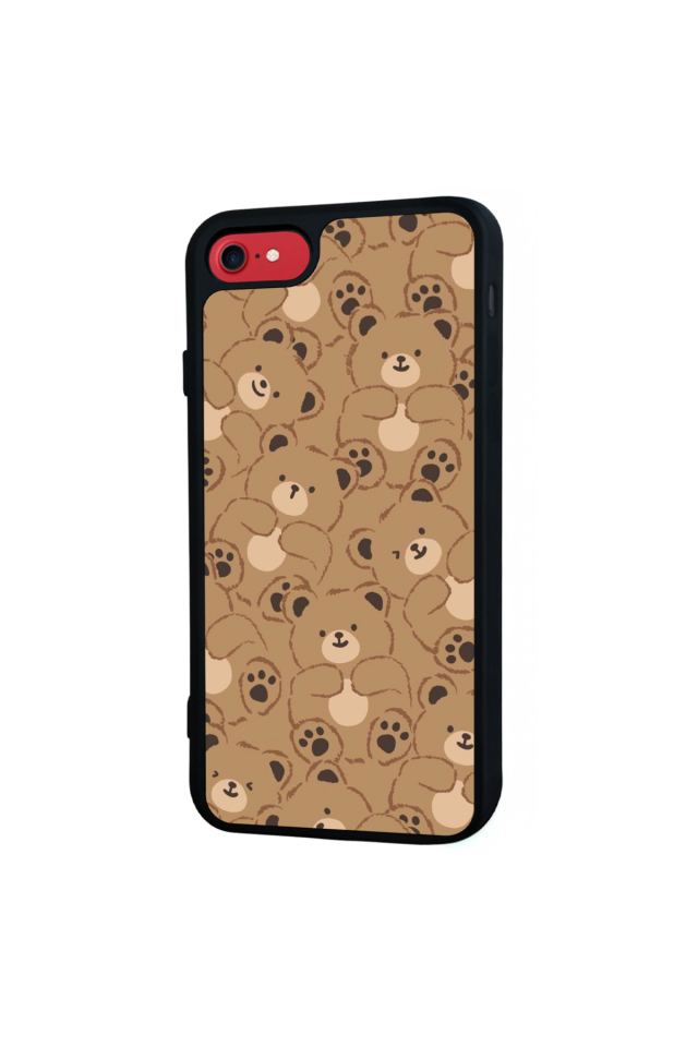 iPhone 7 Uyumlu Ayı Tasarımlı Glossy Premium Kılıf