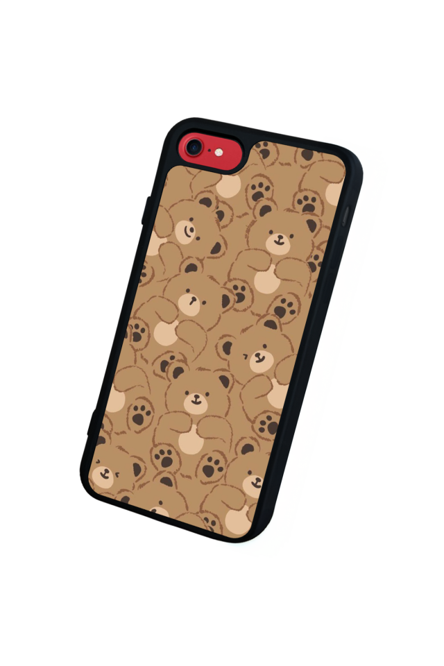 iPhone 7 Uyumlu Ayı Tasarımlı Glossy Premium Kılıf