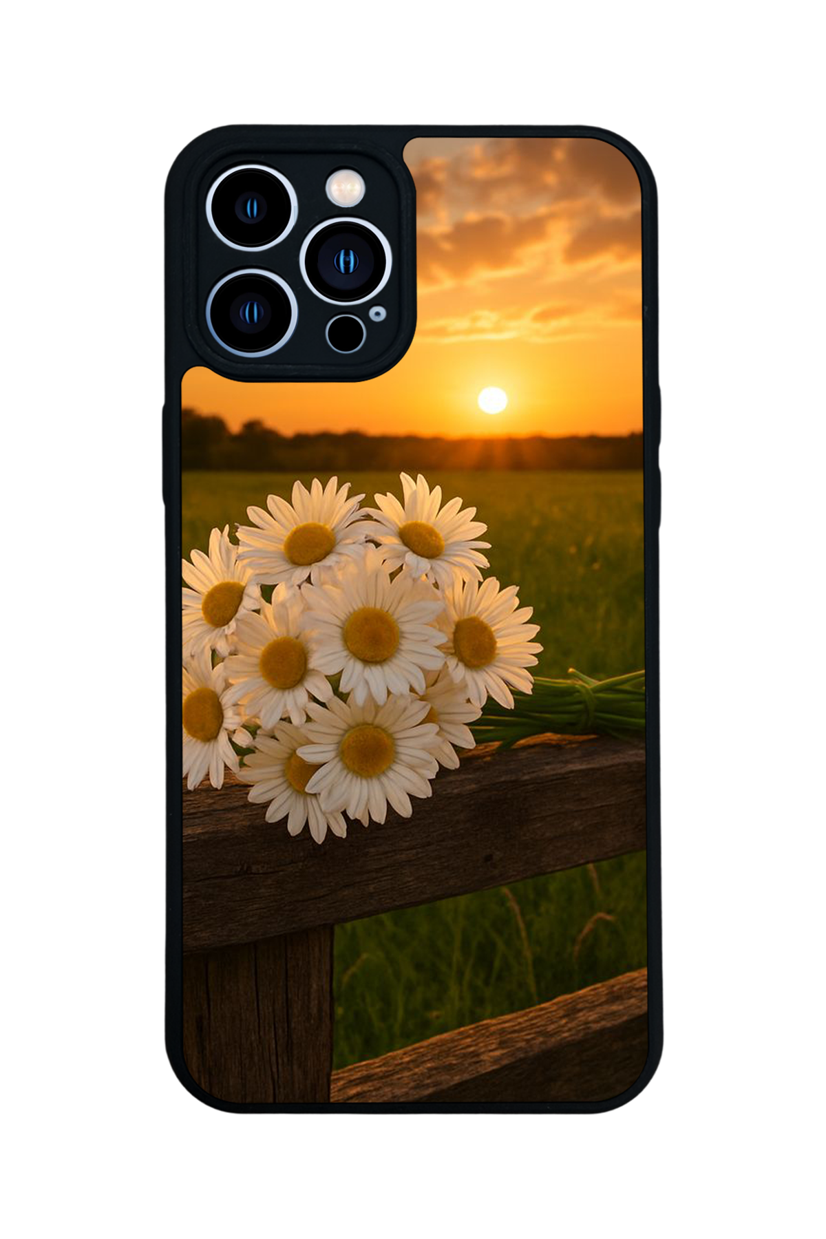 iPhone 12 Pro Max Uyumlu Cicek Tasarımlı Glossy Premium Kılıf