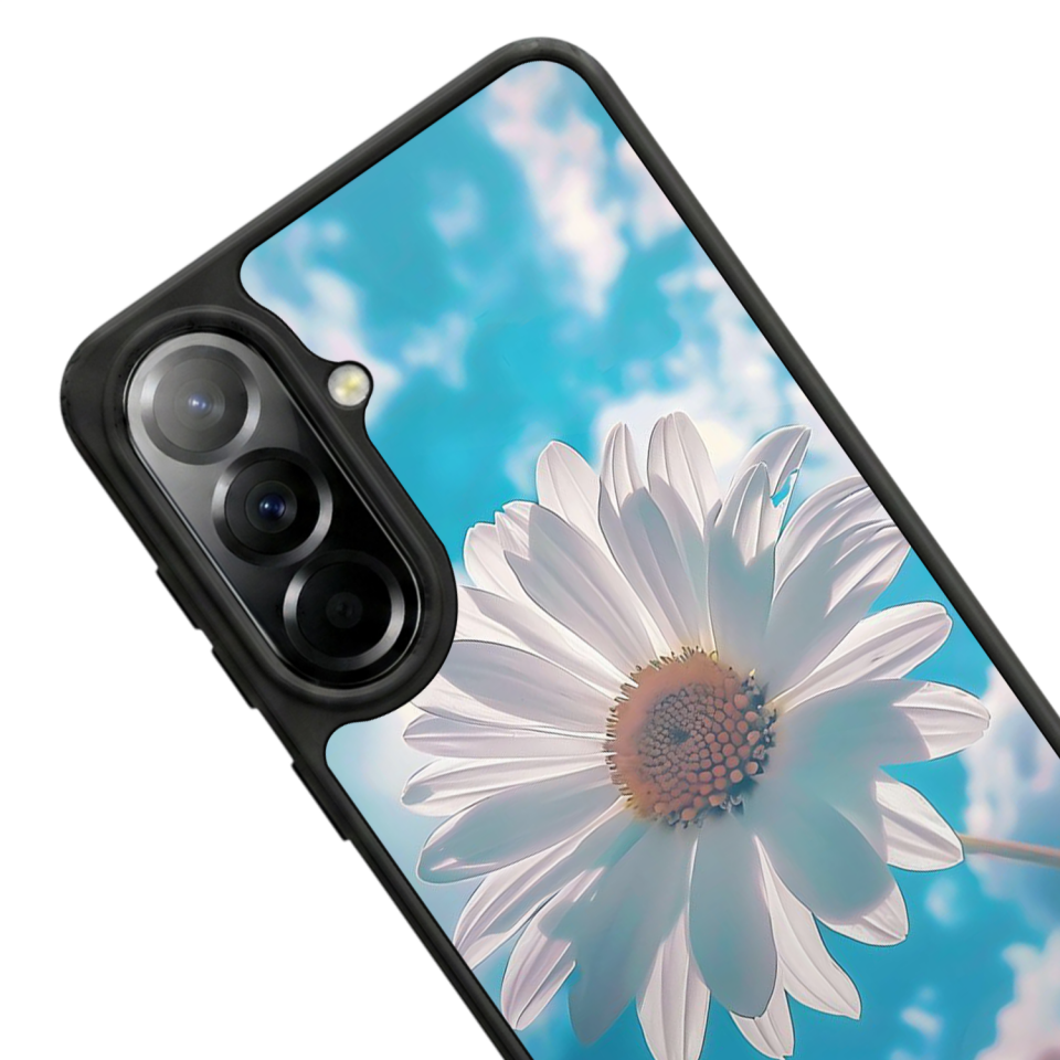 Samsung Galaxy A57 Uyumlu Cicek Tasarımlı Glossy Premium Kılıf