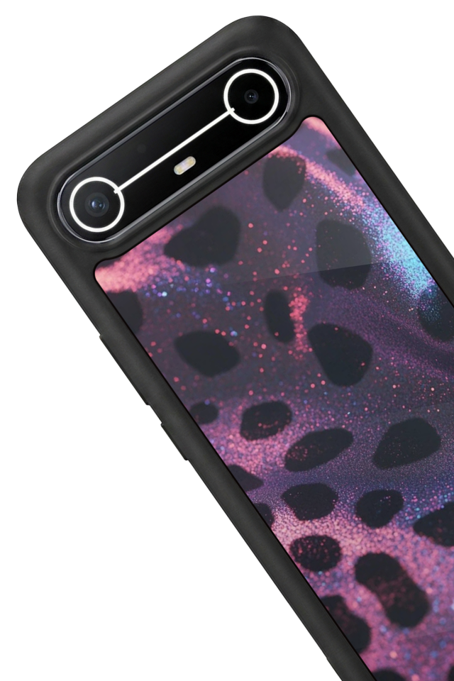 Tecno Spark Slim 5G Uyumlu Hologram Leopar Tasarımlı Glossy Premium Kılıf