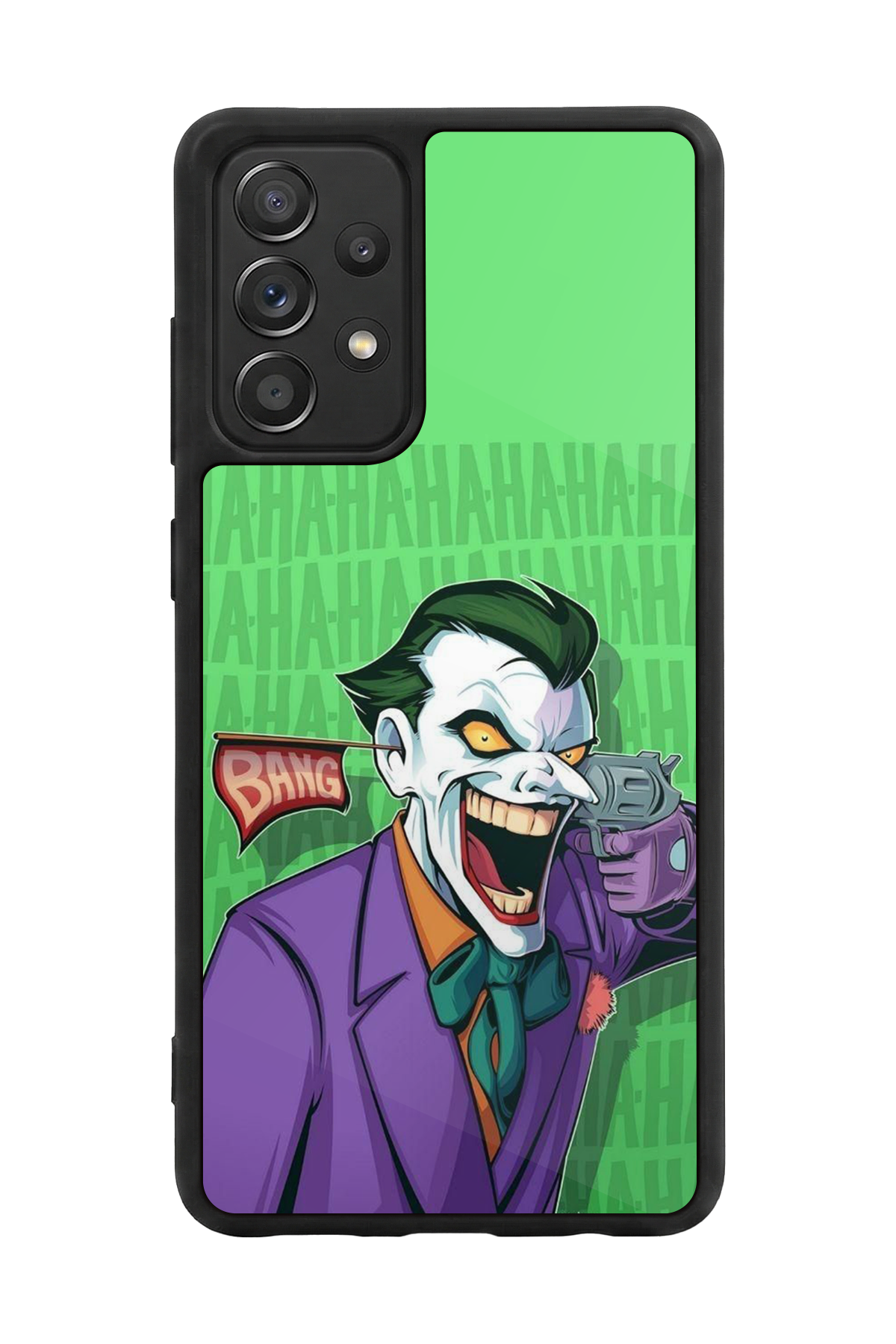 Samsung Galaxy A72 Uyumlu Joker Tasarımlı Glossy Premium Kılıf