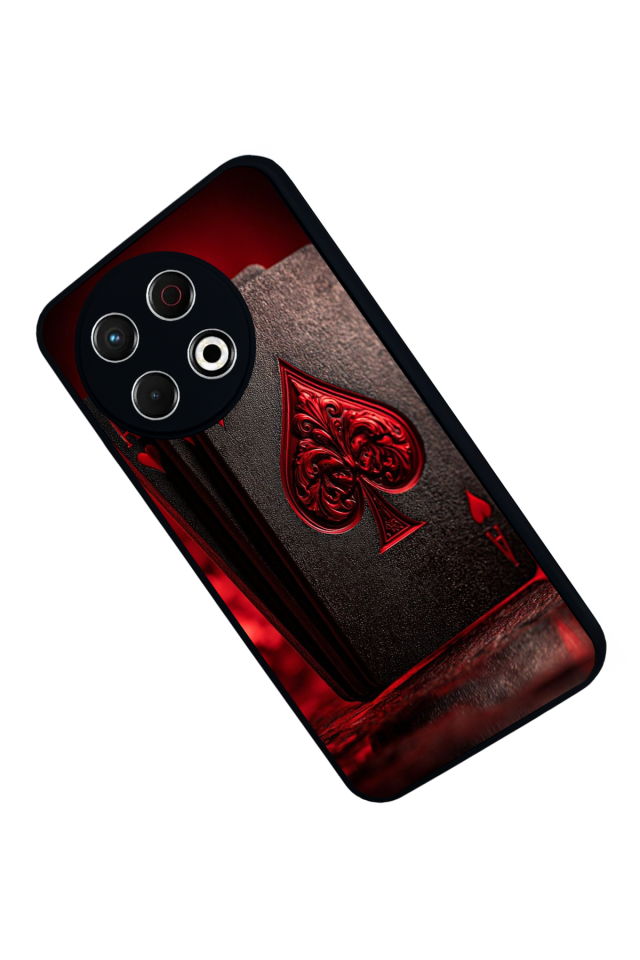 Tecno Spark 30 Pro Uyumlu Kart Tasarımlı Glossy Premium Kılıf