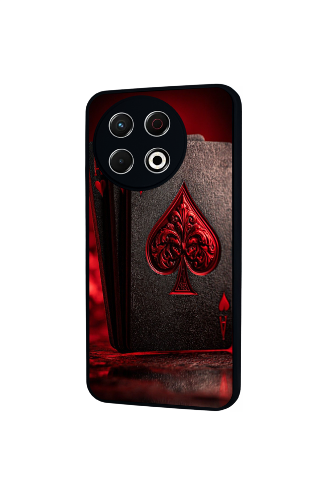 Tecno Spark 30 Pro Uyumlu Kart Tasarımlı Glossy Premium Kılıf